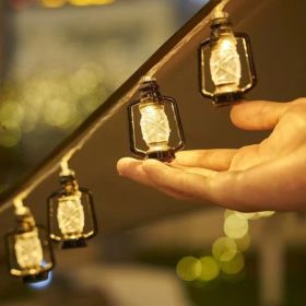 Retro Kerosene Bottle LED String Lights, Atmosphere Light Hanging Lights