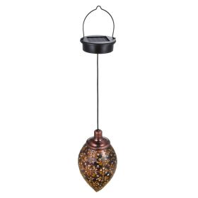 1pc Garden Solar Landscape Light LED Lantern Outdoor Hanging Waterproof Light