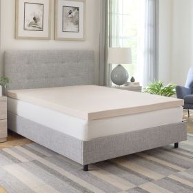 3-Inch Copper Infused Memory Foam Mattress Topper - Queen