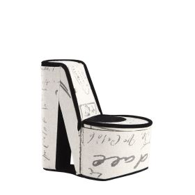 9" Tall Display Jewelry Box with Hidden Storage, High Heel Shoe Design