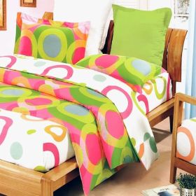 Blancho - [Rhythm of Colors] Luxury 3PC Mini Comforter Set Combo 300GSM (Twin)