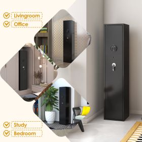 Home Rifle And Pistols Gun Safe With LED Light And Alarm System