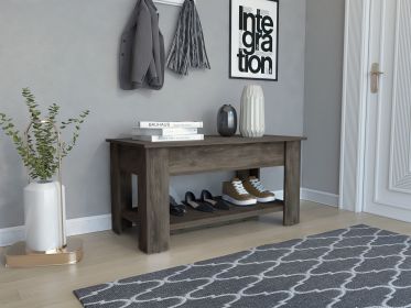 Daffodil Bench, Liftable Top And Lower Panel