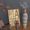 39-Inch-Tall Vase, Brown Decorative Floor Vase, Classic Neat Floor Vase Tall Freestanding Flower Holder, Artificial Rattan Vase, PVC Floor Vase