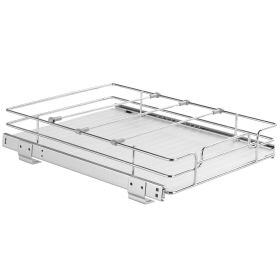 VEVOR 12"W x 17"D Pull Out Cabinet Organizer, Heavy Duty Slide Out Pantry Shelves