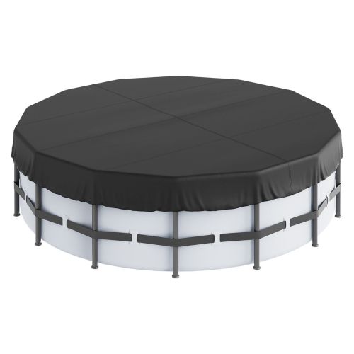 VEVOR 18 Ft Round Pool Cover, Solar Covers for Above Ground Pools, Safety Pool Cover