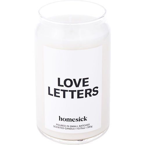 HOMESICK LOVE LETTERS by Homesick SCENTED CANDLE 13.75 OZ