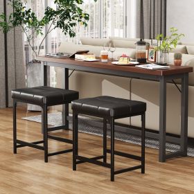 2 Pack Vanity Stool Chair, Makeup Stool, Faux Leather Vanity Stool, Modern Foot Stool