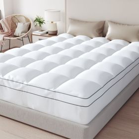White Memory Cotton bedding Pad 2