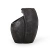 Weather Resistant Floor Fountain with Light, Multi-Gray