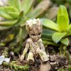 Wholesale Grute Sitting Small Tree People Pocket Brazilian Wood Potted Ornaments Galaxy Guard Handmade Meat Decoration