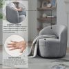 [Video] Welike Swivel barrel chair, living room swivel chair with round storage chair, 360 ¬∞ swivel club chair, nursery, bedroom, office