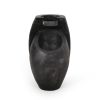 Weather Resistant Floor Fountain with Light, Multi-Gray