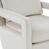 Alina Sea Oat Velvet Accent Arm Chair