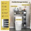 Over the Toilet Storage Cabinet with Toilet Paper Holder