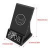FM Radio Alarm Clock Wireless Charging Bedside Phone Holder Gift Remote Control With Speaker Home