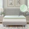 3-Inch Green Tea Infused Memory Foam Mattress Topper - California King