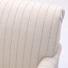 Sylvia Sea Oat Striped Arm Chair