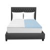 2-Inch Cooling Gel Memory Foam Mattress Topper with Graphene Infused Cover - King