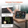 VEVOR Weather Station Indoor Outdoor, 7.5 in Large Color Display, Wireless Digital Home Weather Station