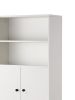 Over The Toilet Storage Cabinet, Farmhouse Storage Cabinet Over Toilet with 2 Barn Door & Toilet Paper Holder Stand,Home Space-Saving Toilet Rack