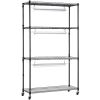 VEVOR Plant Stand with Grow Lights 4 Tiers 72W 59" Tall Plant Grow Shelf