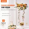 VEVOR 2PCS 31.5inch High Wedding Flower Stand, With Acrylic Laminate,Acrylic Vase Column Geometric Centerpiece Stands