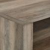 Transitional Electric Fireplace Wood and Glass TV Stand for TVs up to 65" - Grey Wash