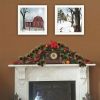 Trendy Decor 4U 2- Piece Vignette A Little Snow, Waiting for Spring White Framed Wall Art for Living Room