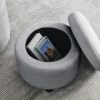 [Video] Welike Swivel barrel chair, living room swivel chair with round storage chair, 360 ¬∞ swivel club chair, nursery, bedroom, office