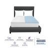 2-Inch Cooling Gel Memory Foam Mattress Topper with Graphene Infused Cover - King