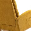 COOLMORE Rocking Chair, Modern Glider Chair, Recliner Armchair with Wood Legs and Side Pocket