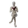 Scandinavian Modern Style; Resin Statue Of Woman Reading; Thinker