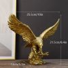 NORTHEUINS American Resin Golden Eagle Figurines