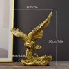 NORTHEUINS American Resin Golden Eagle Figurines