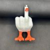 1/2pcs Interesting Funny Duckling Statue Decorations, Resin Decorative Sculptures