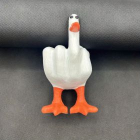 1/2pcs Interesting Funny Duckling Statue Decorations, Resin Decorative Sculptures (Quantity: 1pc)