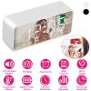 Mirror Digital Alarm Clock LED V5.0 Wireless Speaker Clock with FM Radio