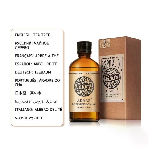 AKARZ Sandalwood Essential Oil Natural Aromatherapy Sore Throats Bronchiti Improvement Urinary Sexual Function