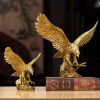 NORTHEUINS American Resin Golden Eagle Figurines