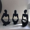 Thinker Resin Statue Nordic Abstract Figurine Crafts Home Decor Modern