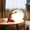 Orb Modern Sculpture Lamp, Resin Art Decor, Table Decorations