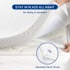 White Memory Cotton bedding Pad 1