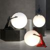 Orb Modern Sculpture Lamp, Resin Art Decor, Table Decorations